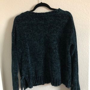 Green Chenille Sweater